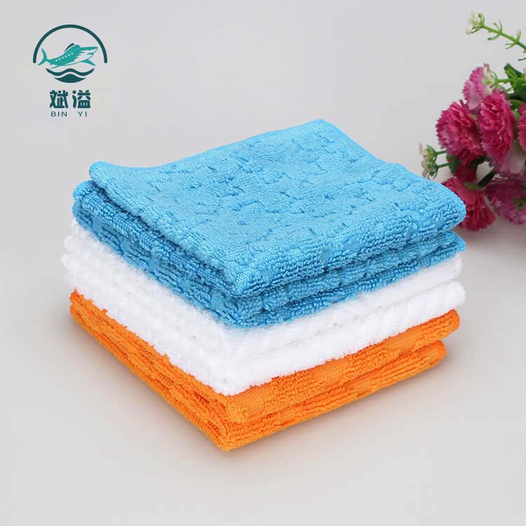 Jacquard microfiber kitchen towel